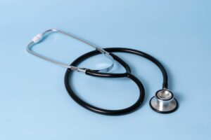 close up shot of a stethoscope